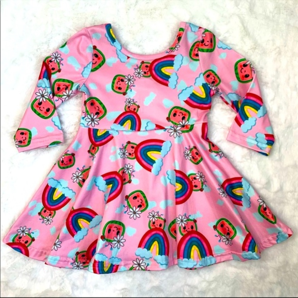 NWT CoComelon Rainbow Dress